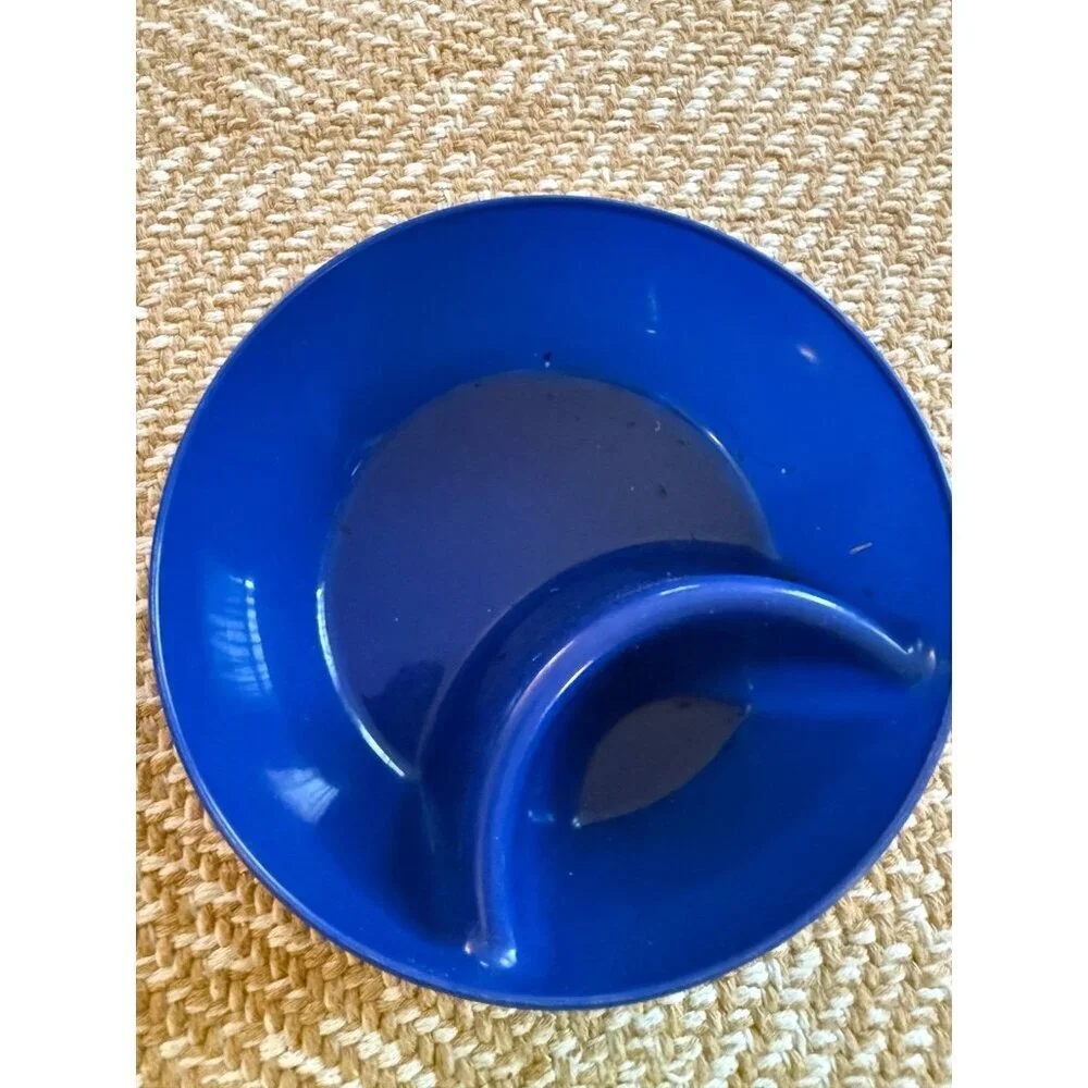 Set of 2 Divided Plastic Snack Bowls
